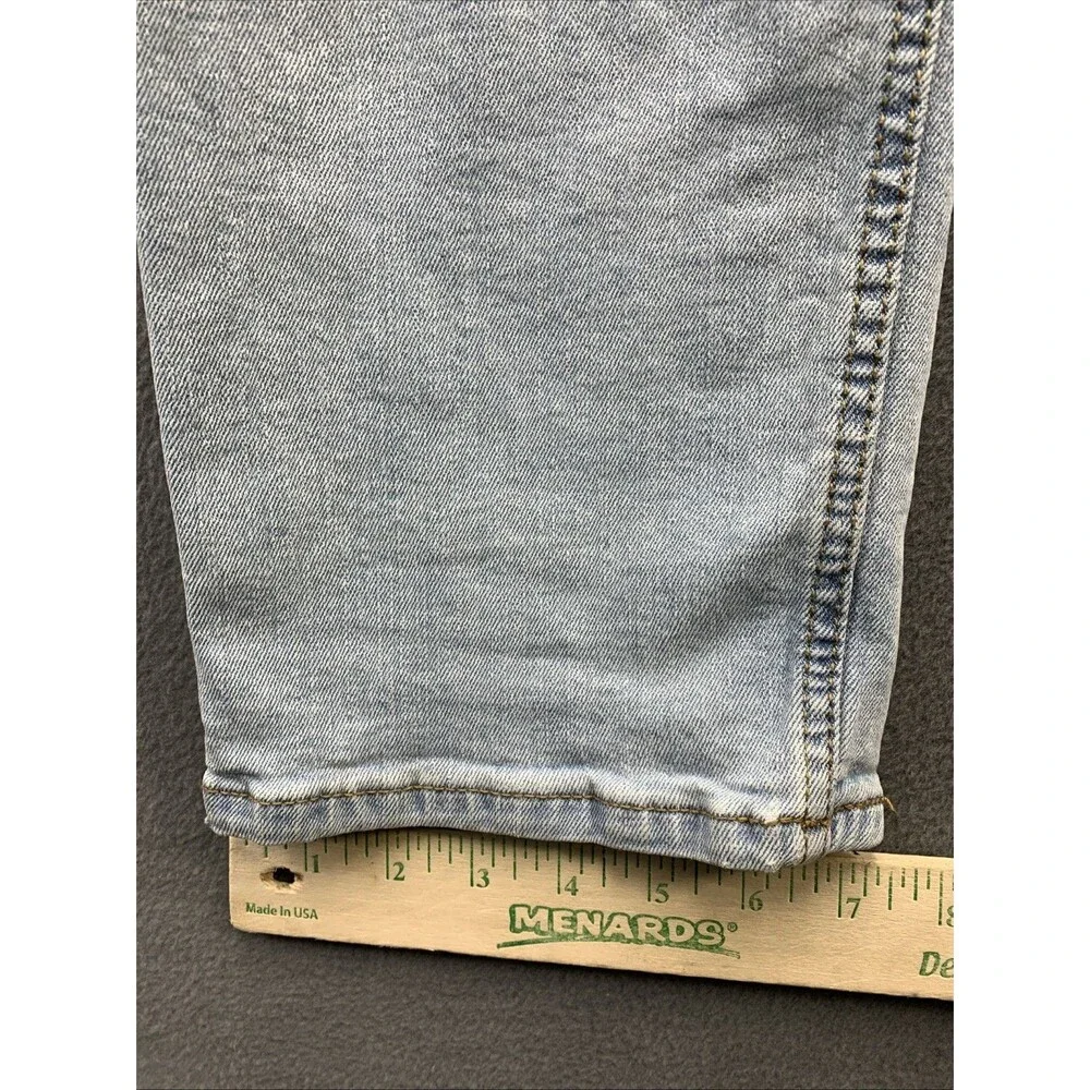 Goodfellow & Co Denim Jeans Slim Men's Size 40X32 Baby Blue Distressed